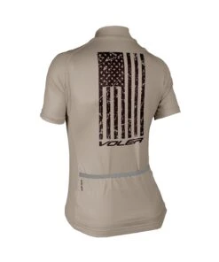 W. PELOTON RACE JERSEY - NEVER QUIT -Voler 2025 0015 CBSWomens Distressed Flag Peloton Jersey SS Back cb1f311f 7ca8 48e7 ba8f 1b514d5910e3