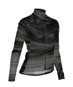 W. PELOTON THERMAL JERSEY - REVERB -Voler 2025 0016 BLKWomens Long Sleeve Thermal Front 96a1b388 fe5d 4a7f 898c be0c415cacb3