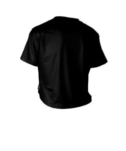 W. CROP TEE - SOLID 37 W. CROP TEE - SOLID -Voler 2025 0017 Womens Crop Tee Back BLK