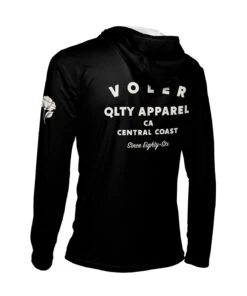 M. ENDURANCE AIR SUN HOODIE - QLTY APPAREL -Voler 2025 0019 Endurance Air Hoodie Back BLK