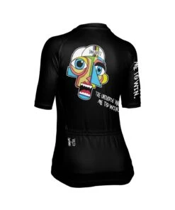 W. VELOCITY AIR JERSEY - IMAGINARY CUBIST -Voler 2025 0021 BLK Womens Velocity Air Jersey Back