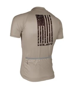 M. PELOTON RACE JERSEY - NEVER QUIT -Voler 2025 0021 CBSMens Distressed Flag Peloton Jersey SS Back