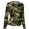 W. ENDURANCE AIR LS TEE - QLTY APPAREL -Voler 2025 0021 Womens Long Sleeve Endurance Air Tee Front PRT