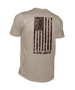 M. ENDURANCE AIR TEE - NEVER QUIT -Voler 2025 0023 CBSMens Distressed Flag Endurance Air Tee Back