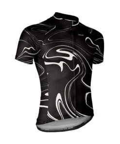 M. PELOTON JERSEY - MARBLE -Voler 2025 0023 Mens Peloton Jersey SS FrontBLK