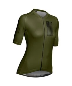 W. VELOCITY AIR JERSEY - NEVER QUIT -Voler 2025 0024 ARMWomens Distressed Flag Velocity Air Jersey Front