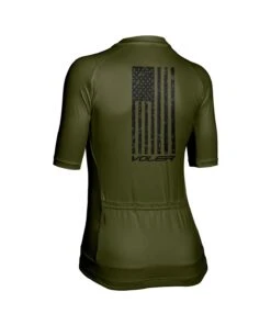 W. VELOCITY AIR JERSEY - NEVER QUIT -Voler 2025 0025 ARMWomens Distressed Flag Velocity Air Jersey Back
