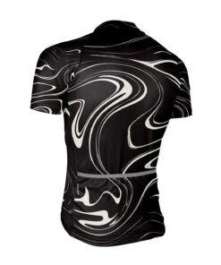 M. PELOTON JERSEY - MARBLE -Voler 2025 0026 Mens Peloton Jersey SS Back BLK