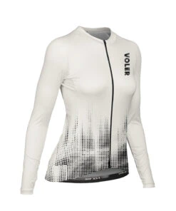 W. VELOCITY AIR LS JERSEY - VOLER VERT -Voler 2025 0026 SLTWomens Long Sleeve Velocity Air Jersey Front