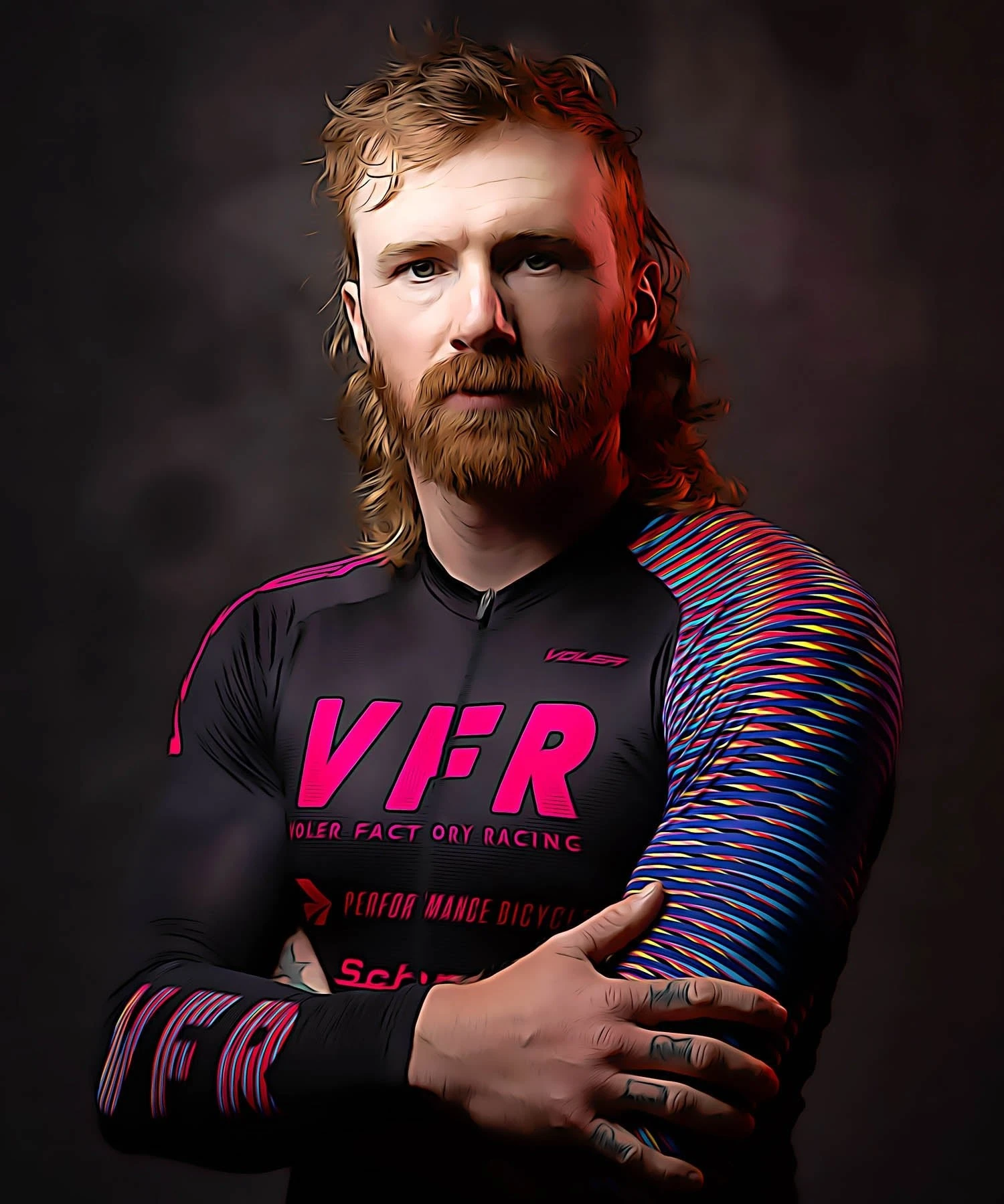 M. PELOTON JERSEY - VOLER FACTORY RACING 4 M. PELOTON JERSEY - VOLER FACTORY RACING - Image 2