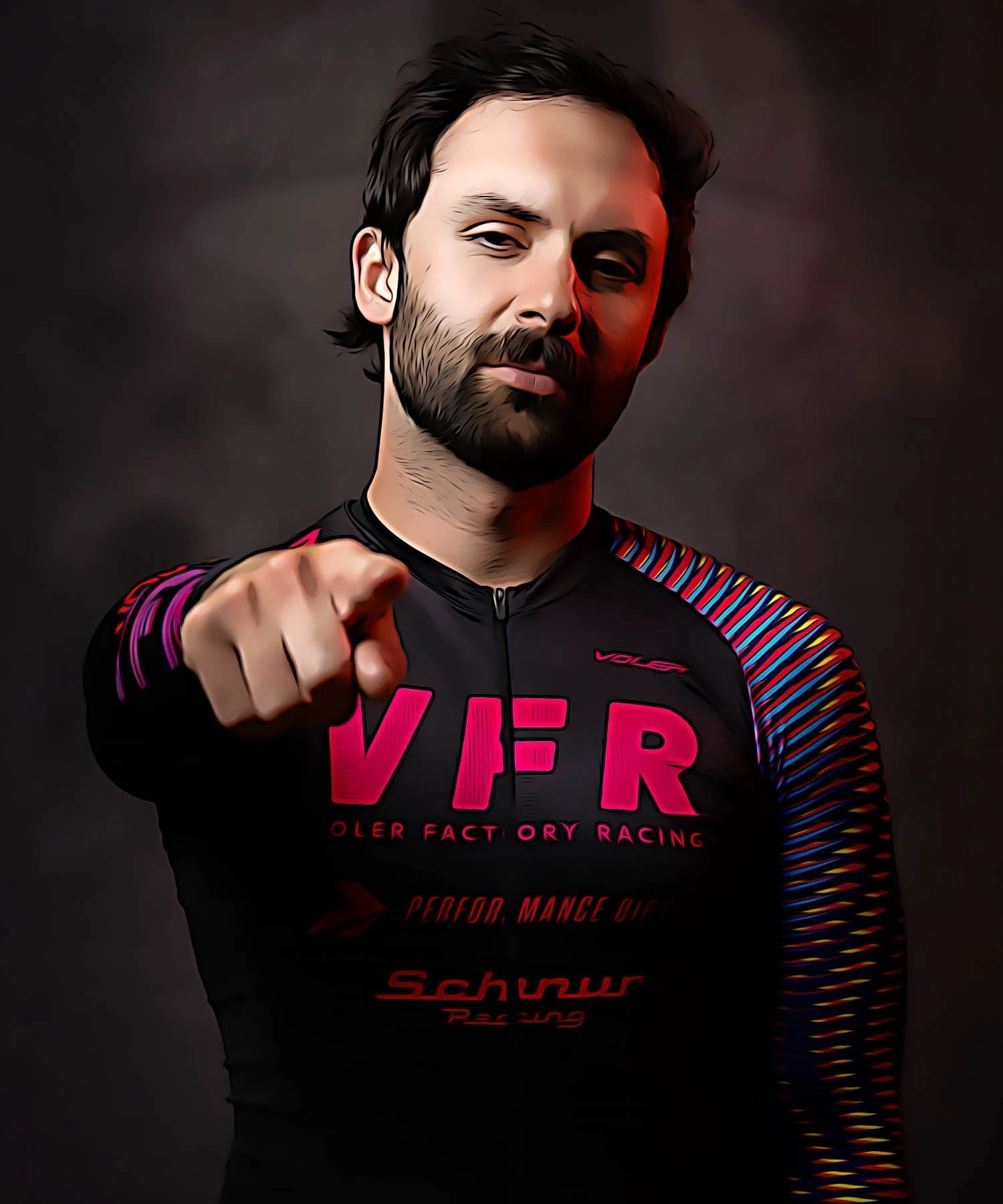 M. PELOTON JERSEY - VOLER FACTORY RACING 10 M. PELOTON JERSEY - VOLER FACTORY RACING - Image 8